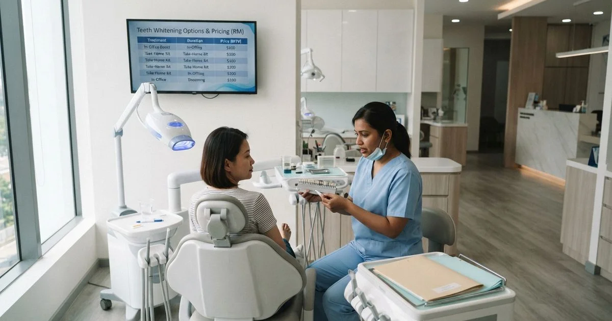 Teeth whitening cost in Kuala Lumpur: methods, prices and what to expect